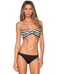 Kate Spade New York Georgica Beach Stripes Underwire Bandeau Bikini Top