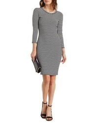 Charlotte Russe Ribbed Knit Bodycon Dress