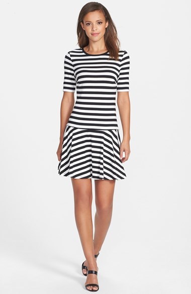https://cdn.lookastic.com/black-and-white-horizontal-striped-casual-dress/trina-stripe-stretch-cotton-fit-flare-dress-58684-original.jpg
