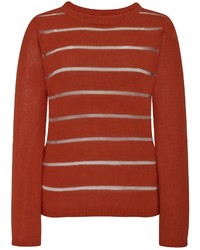2 In 1 Sheer Stripe Sweater