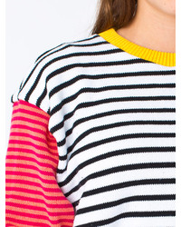 American Apparel Unisex Recycled Cotton Mixed Stripe Pullover