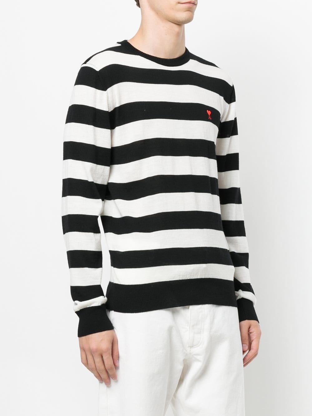 Black Ami De Coeur Striped Sweater