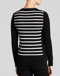 Bloomingdale's Dylan Gray Striped Cashmere Pullover
