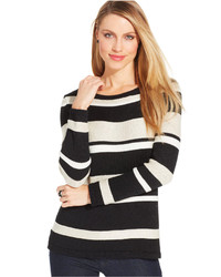 Charter Club Boat Neck Striped Sweater