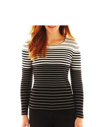 Liz Claiborne Striped Pullover Sweater