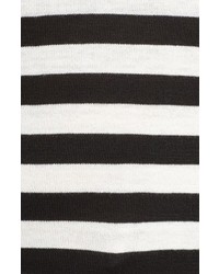 Vince Camuto Plus Size Lace Trim Stripe Sweater