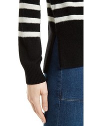 Joie Simonne Stripe Wool Cashmere Sweater