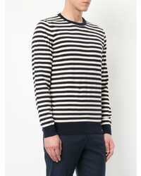 Gieves & Hawkes Striped Fitted Sweater