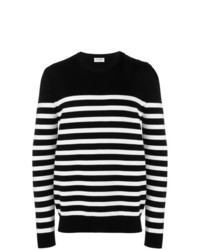 Saint Laurent Striped Fitted Sweater