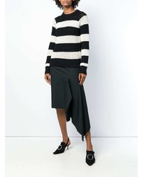 Proenza Schouler Striped Long Sleeve Sweater