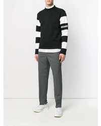 Calvin Klein 205W39nyc Striped Sleeve Sweatshirt