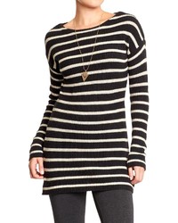 Old Navy Striped Tunic Sweaters