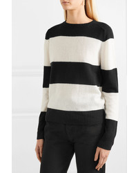 RE/DONE Striped Wool And Cashmere Blend Sweater