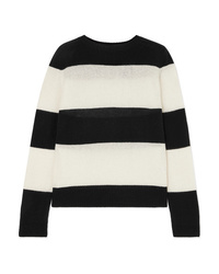 RE/DONE Striped Wool And Cashmere Blend Sweater