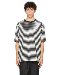 Undercoverism Black White Stripe T Shirt