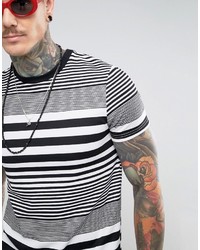 Reclaimed Vintage Inspired Ringer T Shirt In Stripe