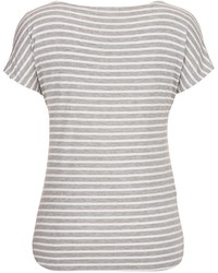 Maurices Tee With Scoop Neck And Stripes