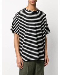 Laneus Oversized Striped T Shirt