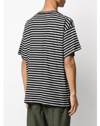 Laneus Oversized Striped T Shirt