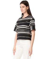 3.1 Phillip Lim Striped Ponte Tee