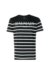 Balmain Striped T Shirt