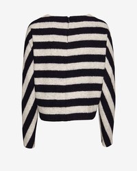 Nicholas Wool Striped Cropped Sweater