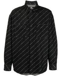 Karl Lagerfeld Long Sleeve Denim Shirt