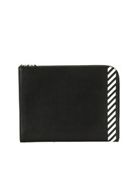Off-White Large Striped Clutch