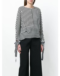 Federica Tosi Panelled Striped Blouse
