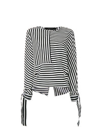 Federica Tosi Panelled Striped Blouse