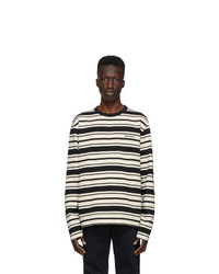 Norse Projects Black And White Stripe Holger Long Sleeve T Shirt