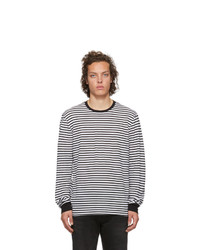 Frame Black And White Thermal Long Sleeve T Shirt