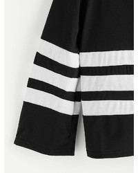 Shein Contrast Stripe Panel T Shirt