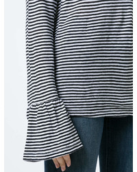 Frame Denim Striped Longlseeved T Shirt