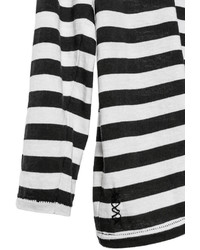 Ragdoll LA Long Sleeve Stripes Faded Black White