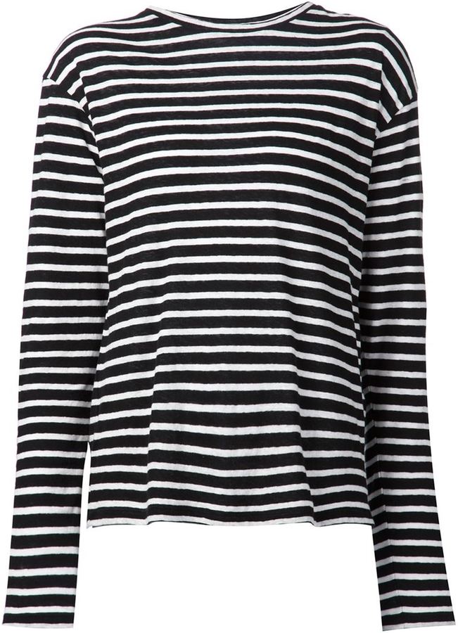 R 13 R13 Long Sleeve Striped T Shirt 187 farfetch Lookastic