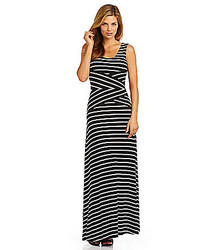 Calvin Klein Striped Maxi Dress