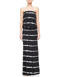 Young Fabulous and Broke Sydney Striped Maxi Dress Black