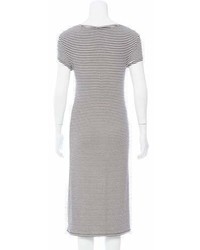 Atm Striped Knit Dress