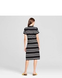 K By Kersh Striped Midi Dress K By Kersh Blackwhite