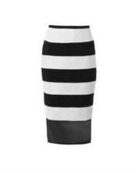Camilla And Marc Adversary Textured Stripe Pencil Skirt