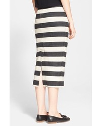 A.L.C. Guy Stripe Midi Pencil Skirt