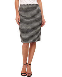 Calvin Klein Striped Novelty Straight Skirt