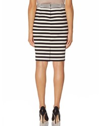 The Limited Striped Ponte Pencil Skirt
