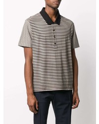 Joseph Striped Jersey Polo Shirt