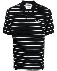 Moschino Striped Short Sleeved Polo Shirt