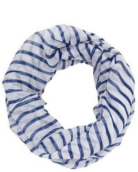 Charlotte Russe Striped Infinity Scarf