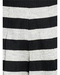 Nobrand Lurex Stripe Tweed Pleat Shorts
