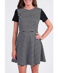 Sugarhill Boutique Black Stripe Dress