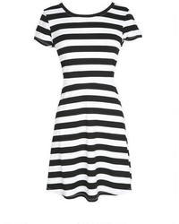 Delia's Stripe Twist Back Bow Dress